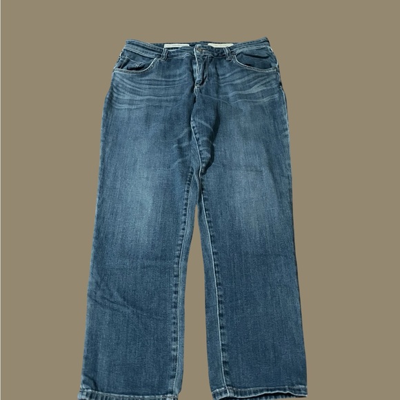 Anthropologie Pilcro And The Letterpress EM blue jean Boyfriend cotton denim 8 - Picture 16 of 16